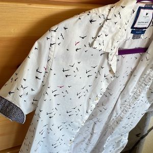 Cactus Man seagull patter shirt